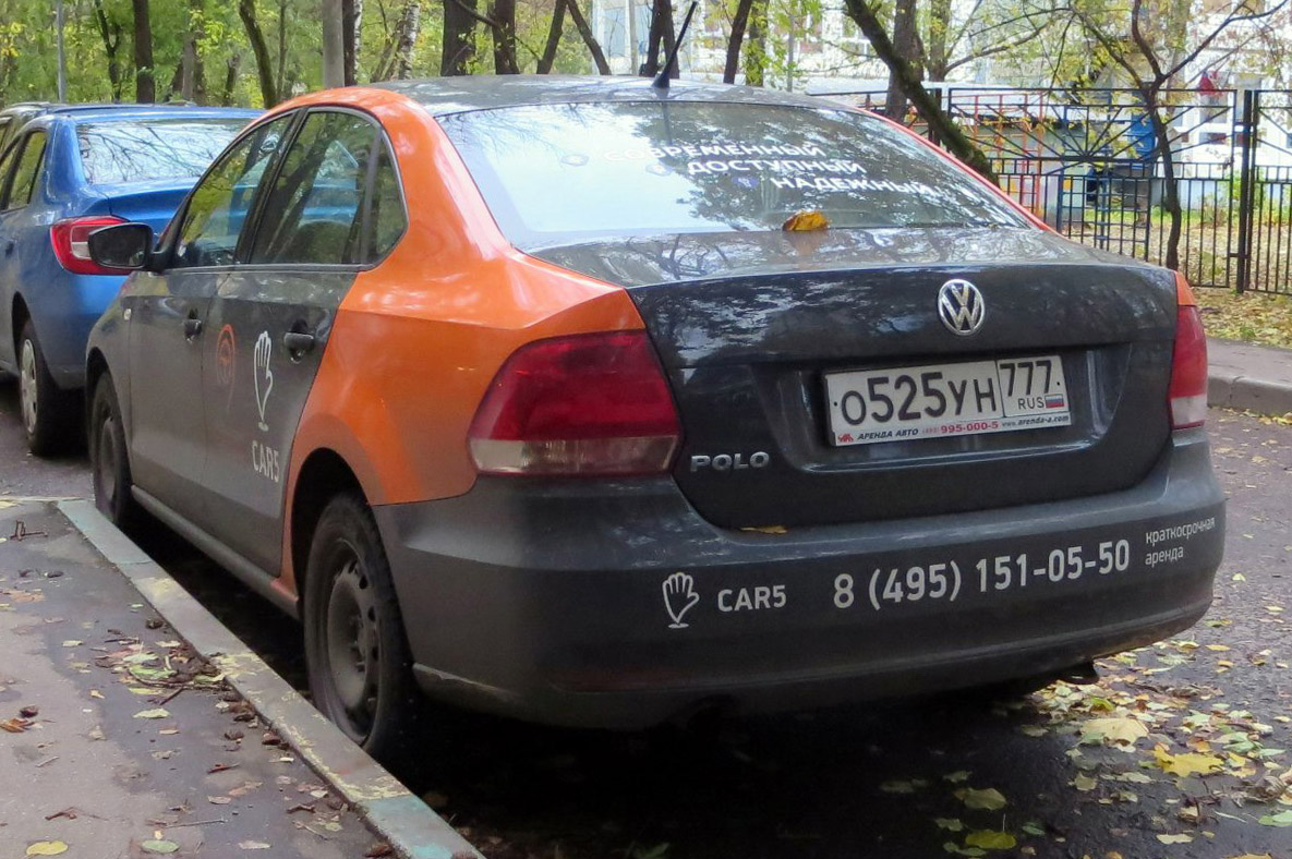 Москва, Volkswagen Polo № О 525 УН 777