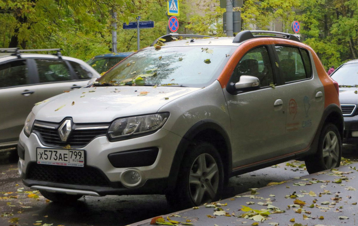 Москва, Renault Sandero № Х 573 АЕ 799