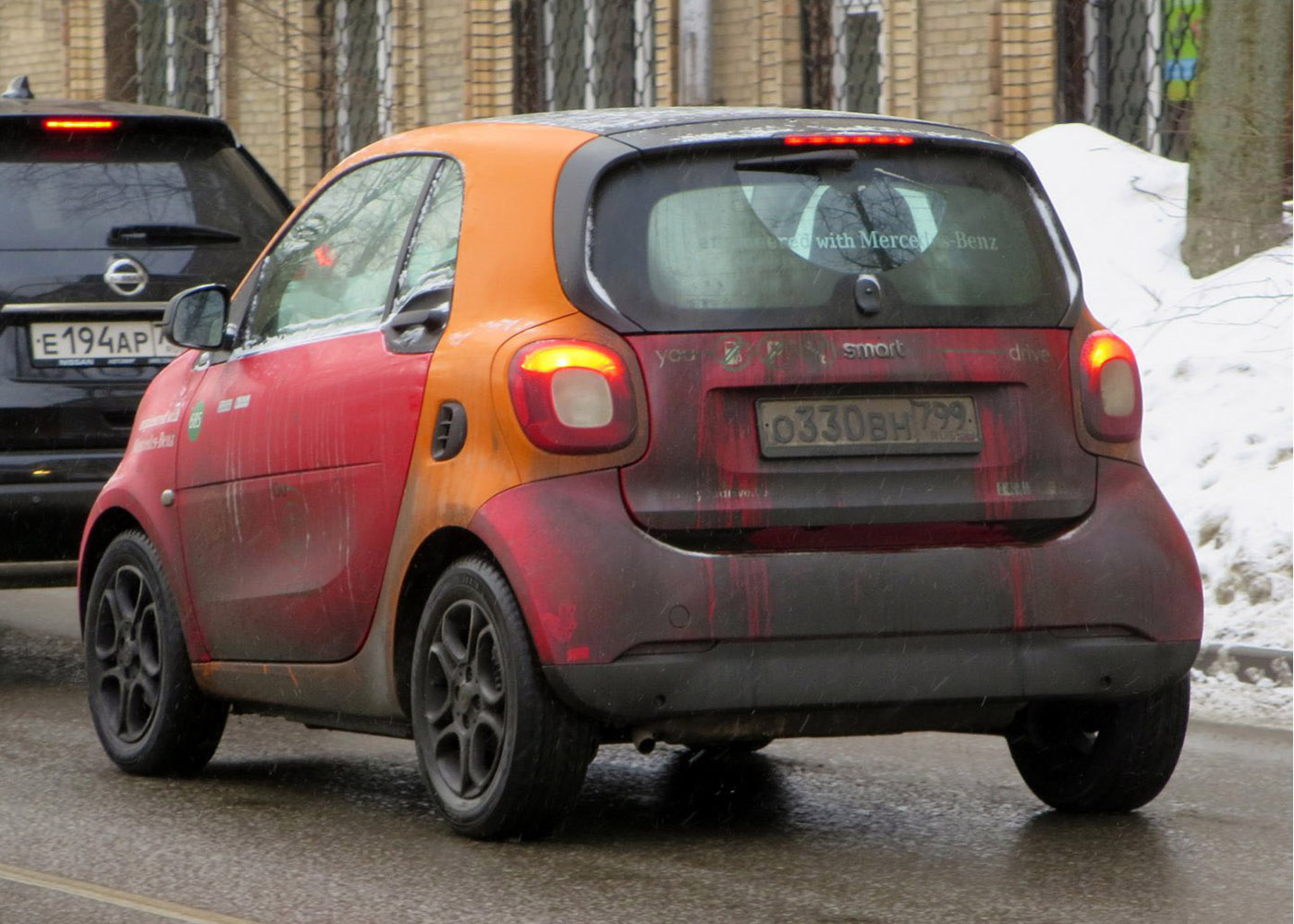 Москва, Smart ForTwo № О 330 ВН 799