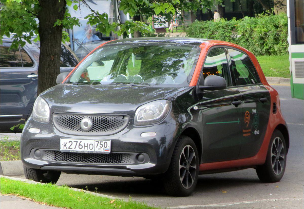 Москва, Smart ForFour № К 276 НО 750