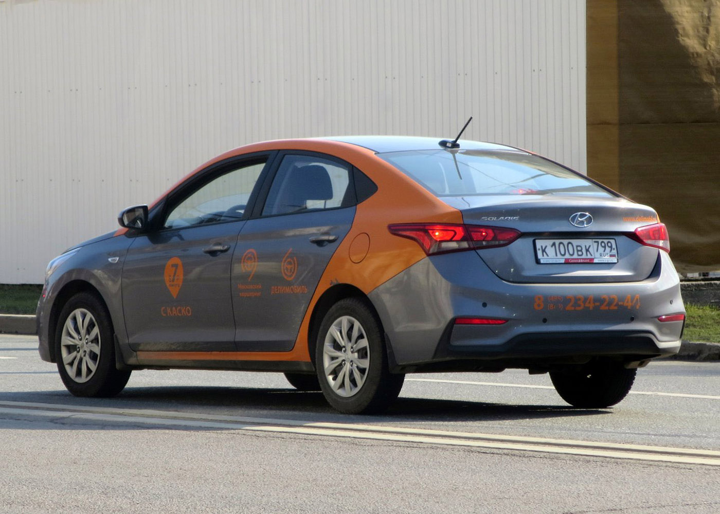 Москва, Hyundai Solaris № К 100 ВК 799