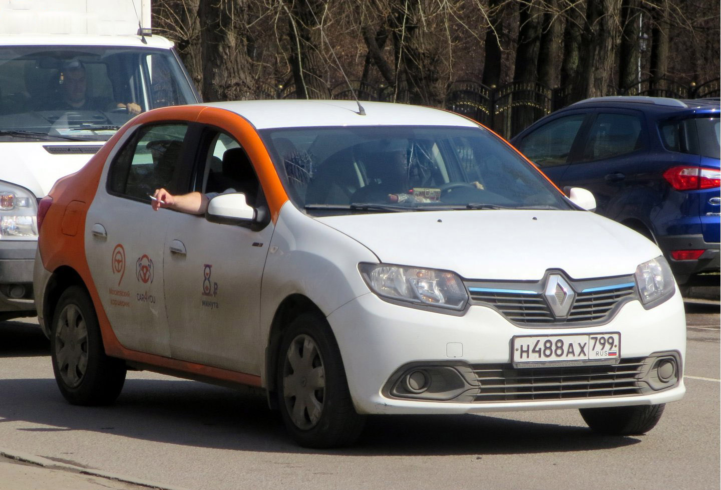 Москва, Renault Logan № Н 488 АХ 799