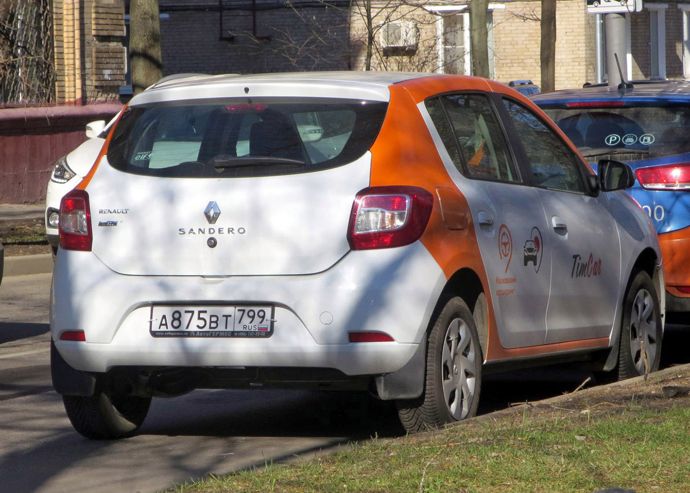Москва, Renault Sandero № А 875 ВТ 799