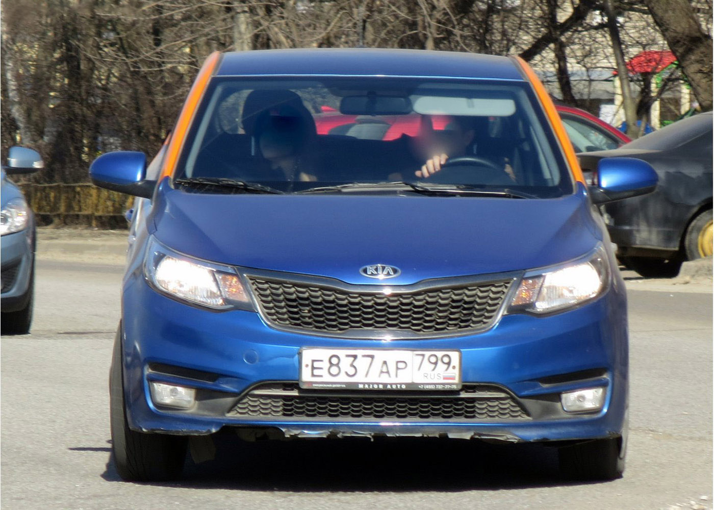 Москва, KIA Rio № Е 837 АР 799
