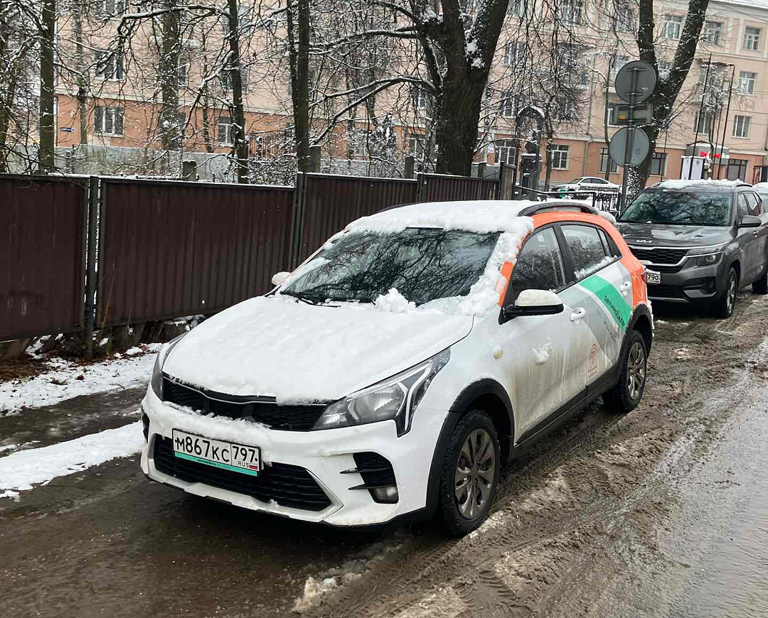 Москва, KIA Rio № М 867 КС 797; Фотографии из приложений каршеринга