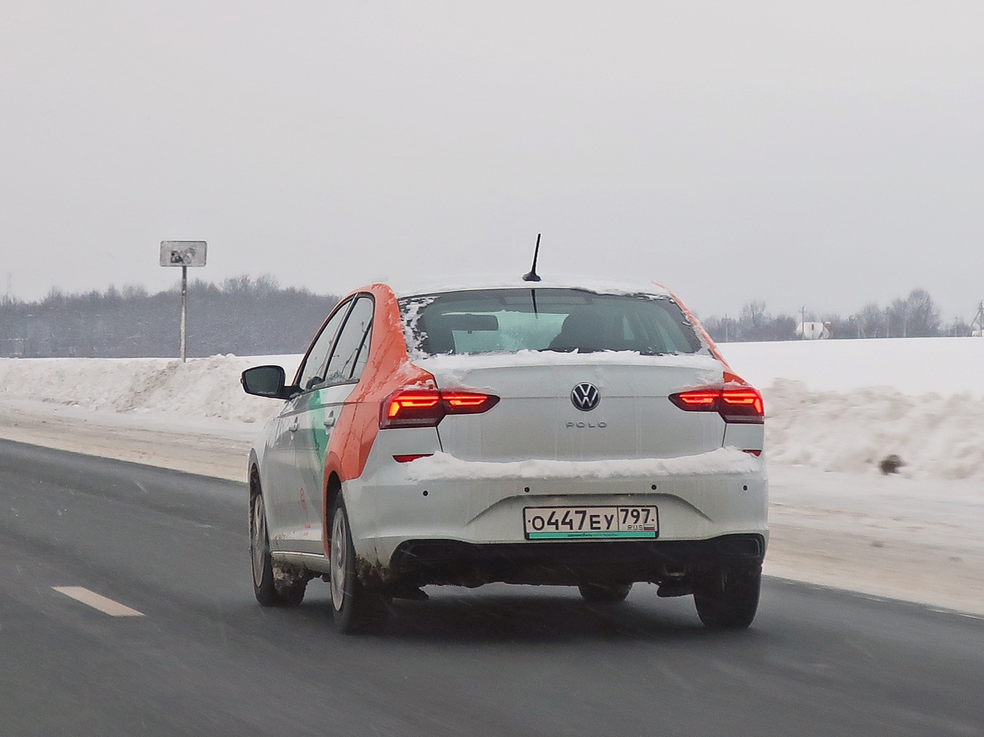 Москва, Volkswagen Polo № О 447 ЕУ 797