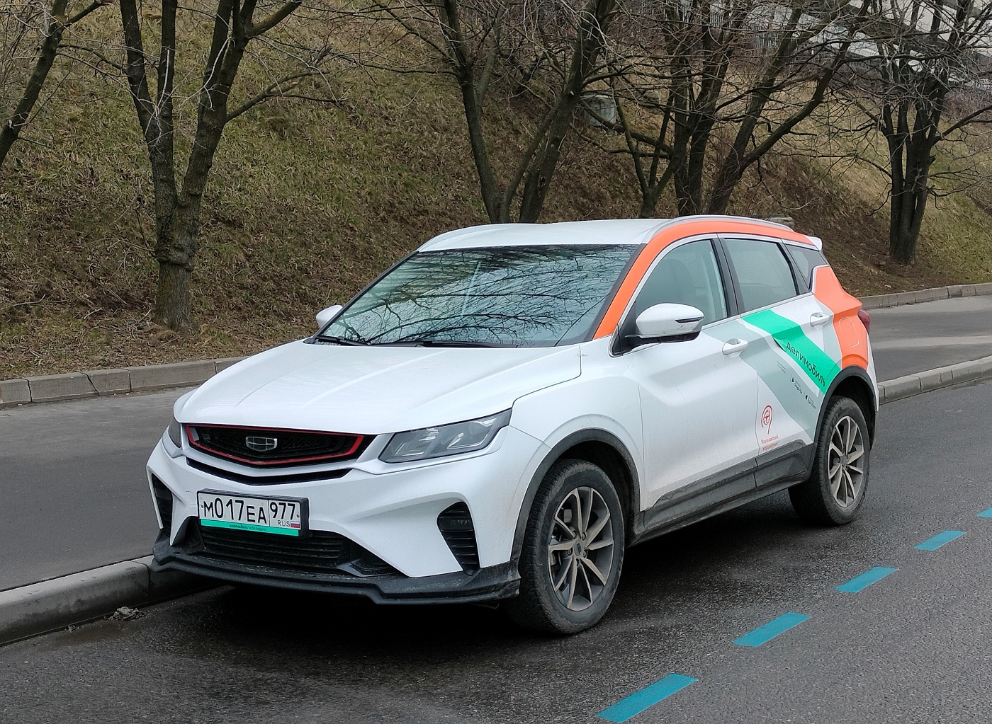 Москва, Geely Coolray № М 017 ЕА 977