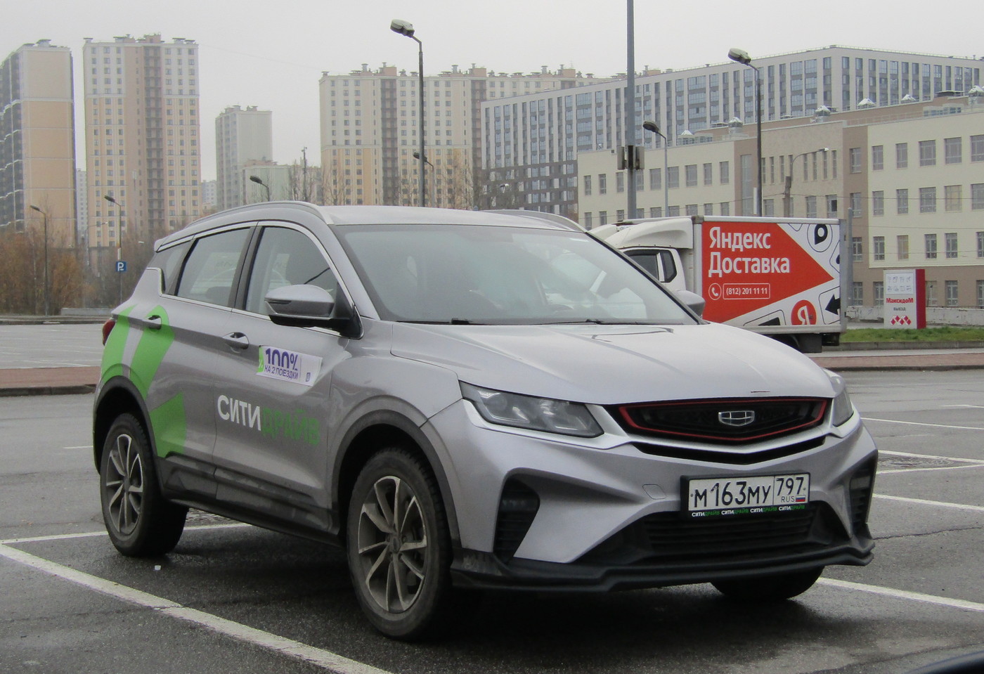 Санкт-Петербург, Geely Coolray № М 163 МУ 797