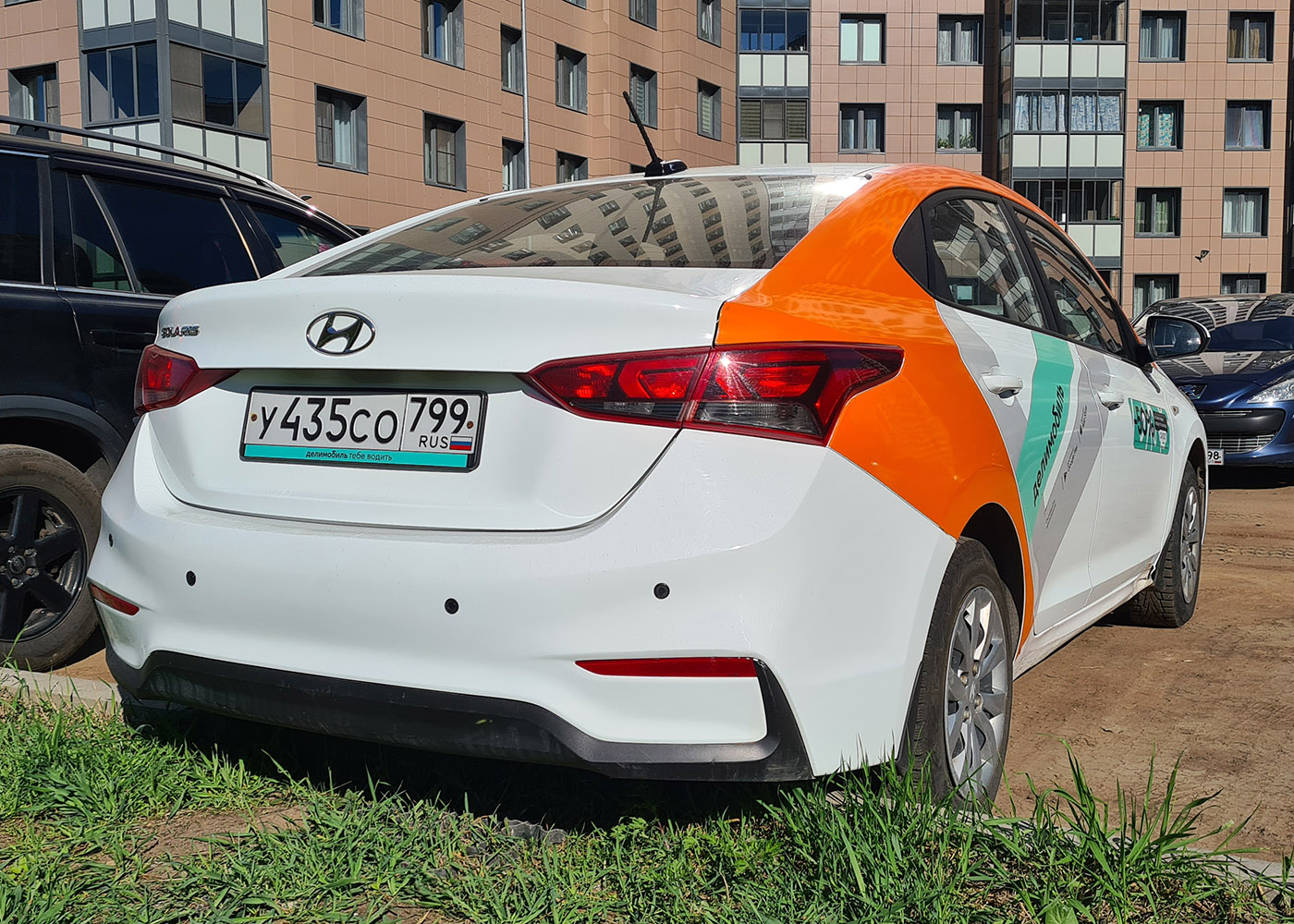 Санкт-Петербург, Hyundai Solaris № У 435 СО 799