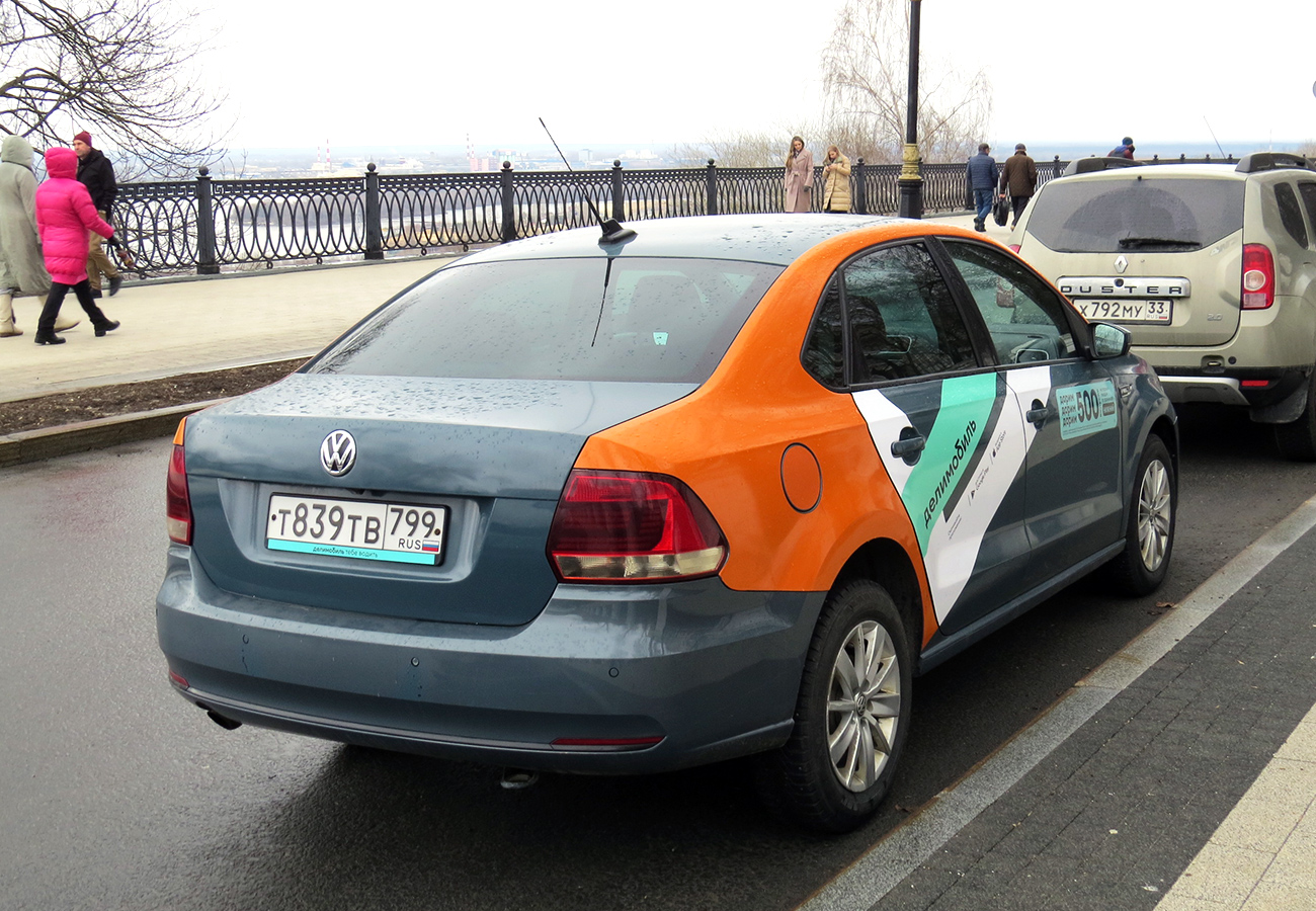 Нижний Новгород, Volkswagen Polo № Т 839 ТВ 799