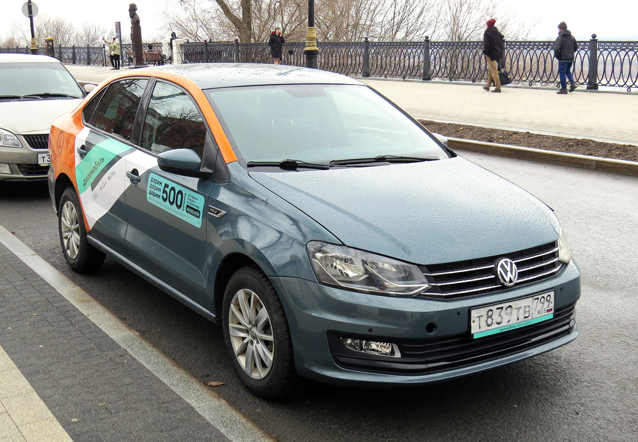 Нижний Новгород, Volkswagen Polo № Т 839 ТВ 799