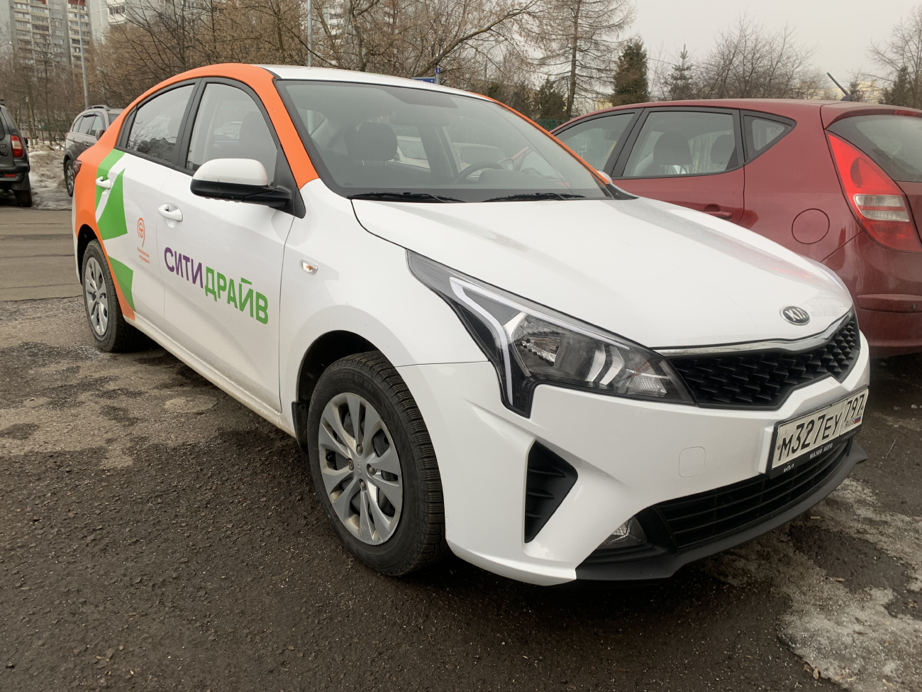 Москва, KIA Rio № М 327 ЕУ 797