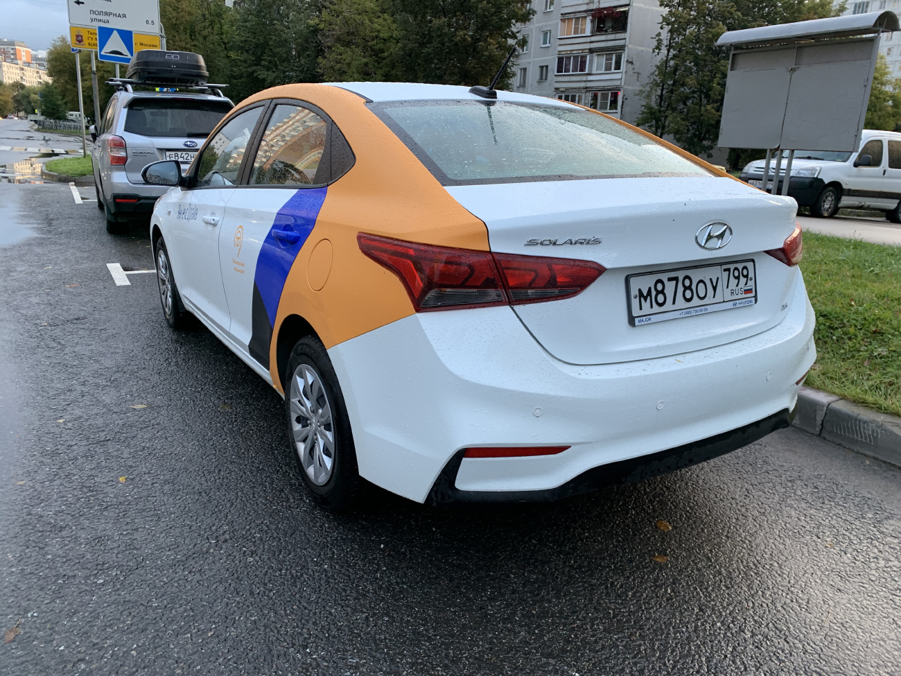 Москва, Hyundai Solaris № М 878 ОУ 799