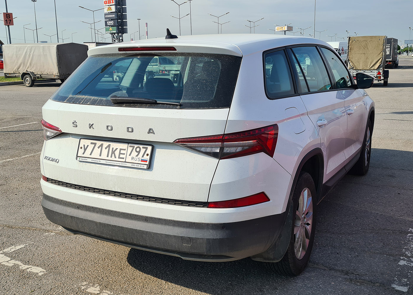 Санкт-Петербург, Škoda Kodiaq № У 711 КЕ 797