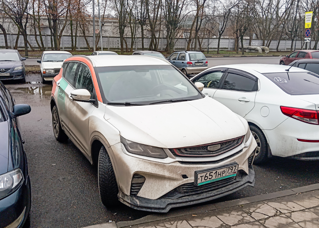 Москва, Geely Coolray № Т 651 НР 797