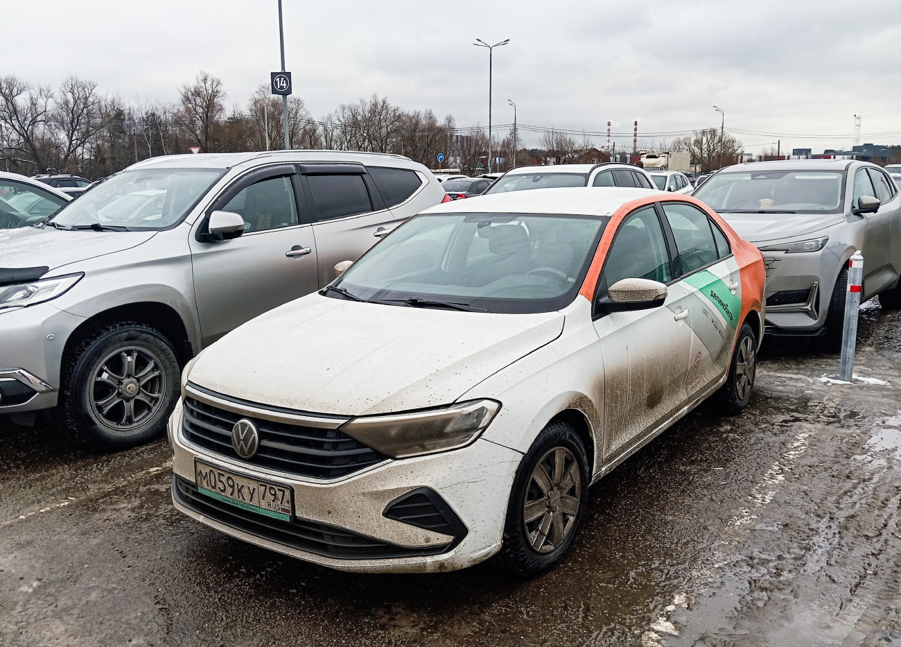 Москва, Volkswagen Polo № М 059 КУ 797
