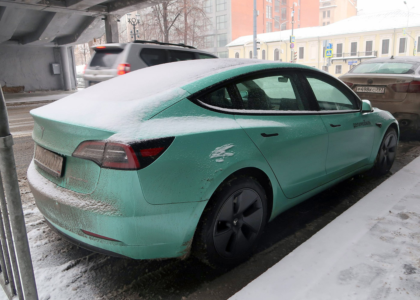 Москва, Tesla Model 3 № О 600 ОХ 777