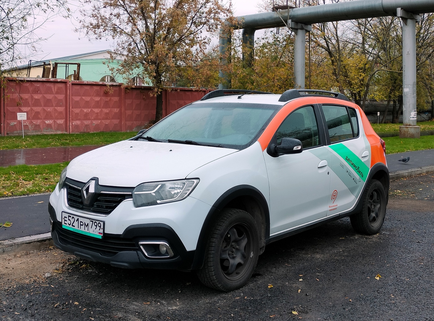 Москва, Renault Sandero № Е 521 РМ 799