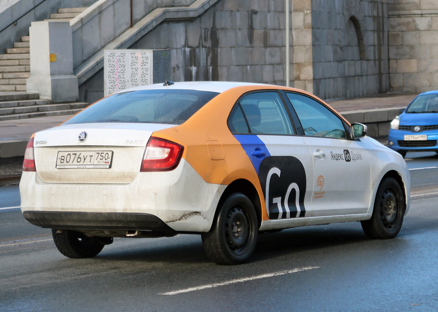 Москва, Škoda Rapid № В 076 УТ 750
