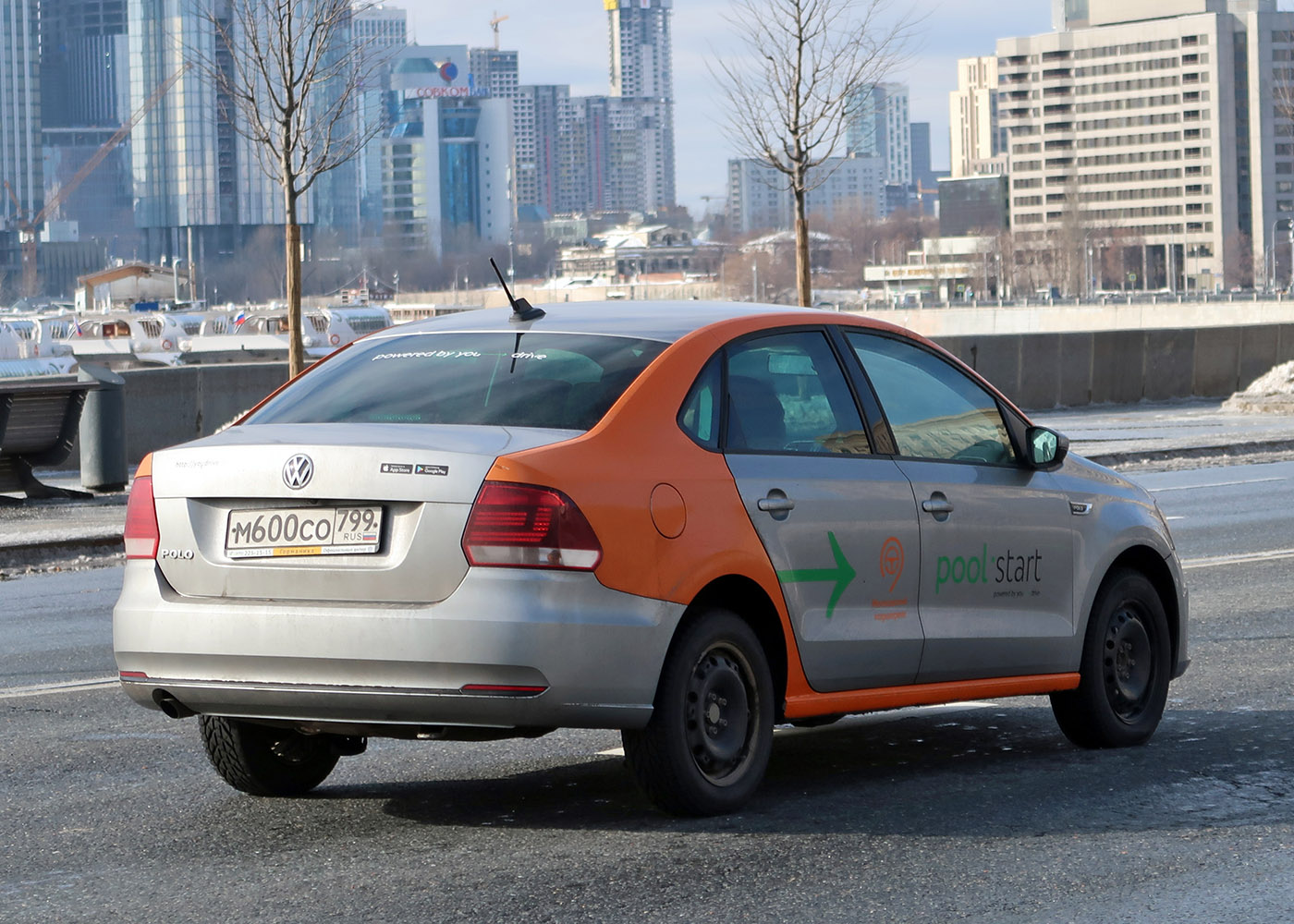Москва, Volkswagen Polo № М 600 СО 799