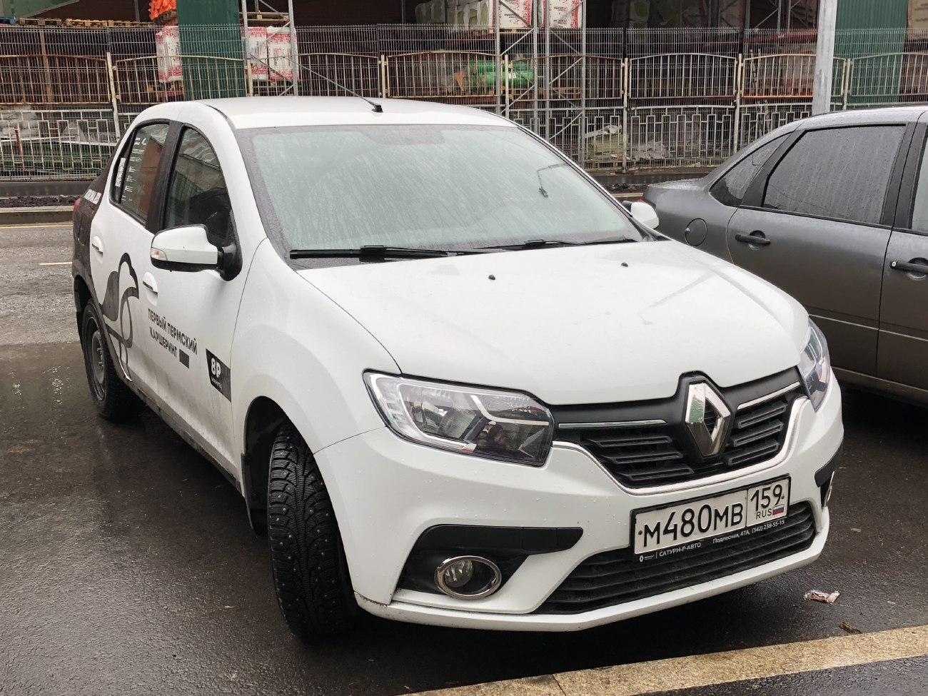 Пермь, Renault Logan № М 480 МВ 159