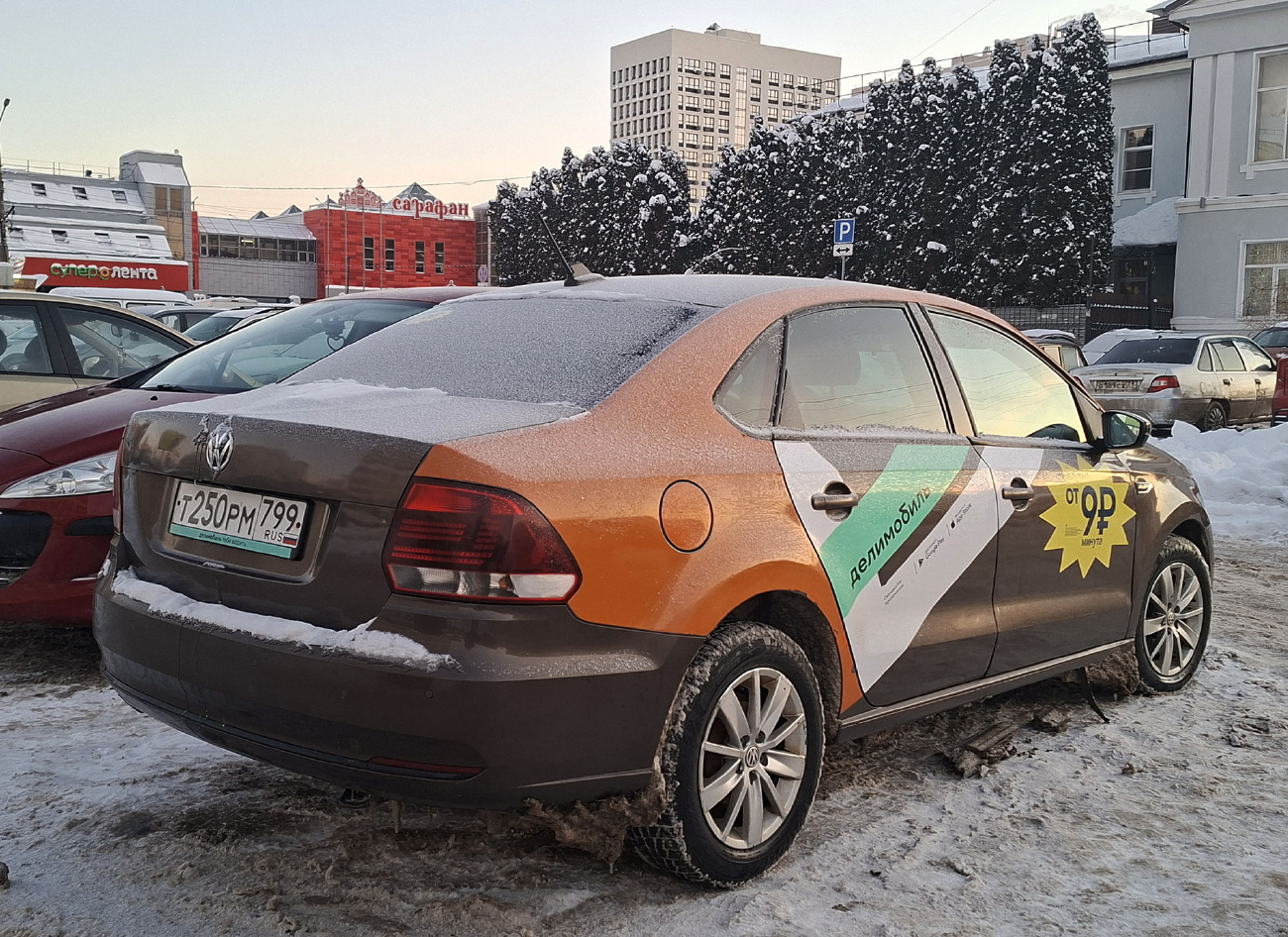 Тула, Volkswagen Polo № Т 250 РМ 799