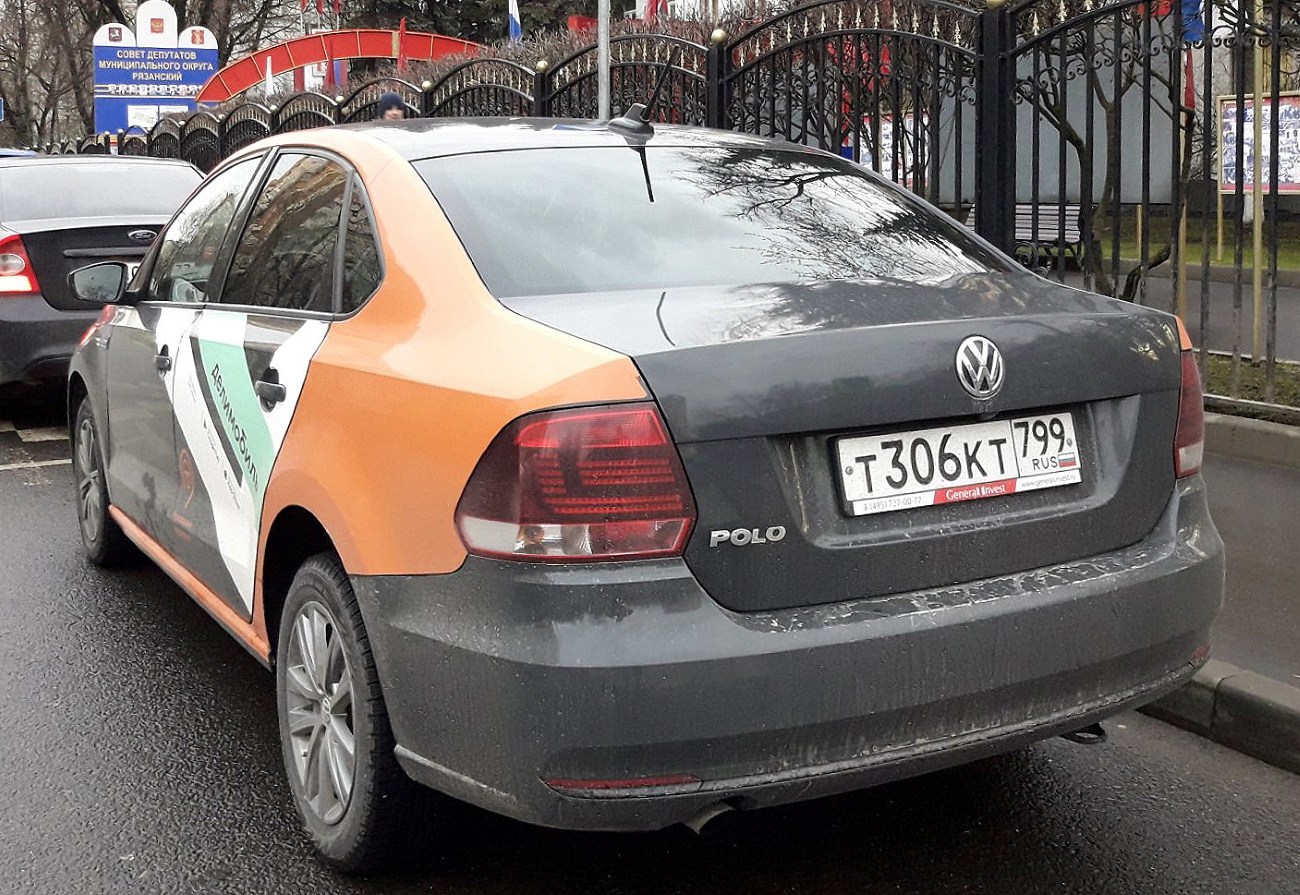 Москва, Volkswagen Polo № Т 306 КТ 799