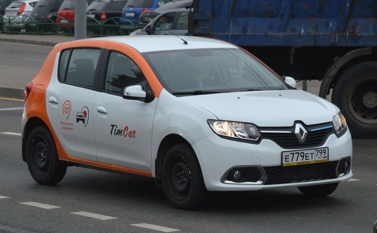 Москва, Renault Sandero № Е 779 ЕТ 799