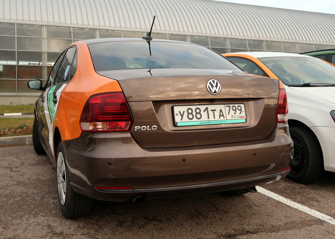 Москва, Volkswagen Polo № У 881 ТА 799