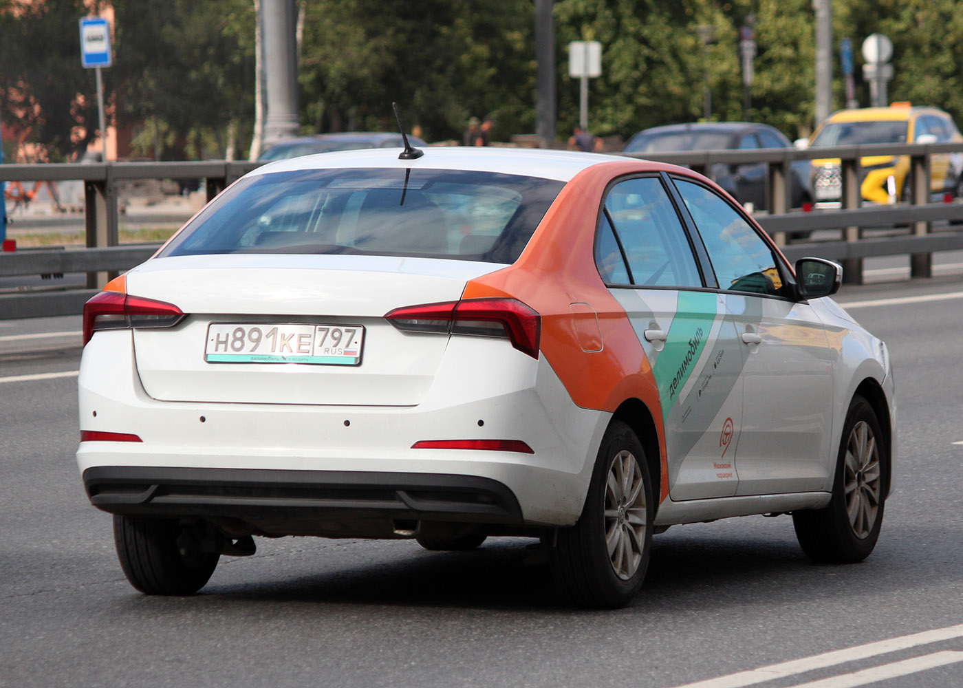 Москва, Škoda Rapid № Н 891 КЕ 797