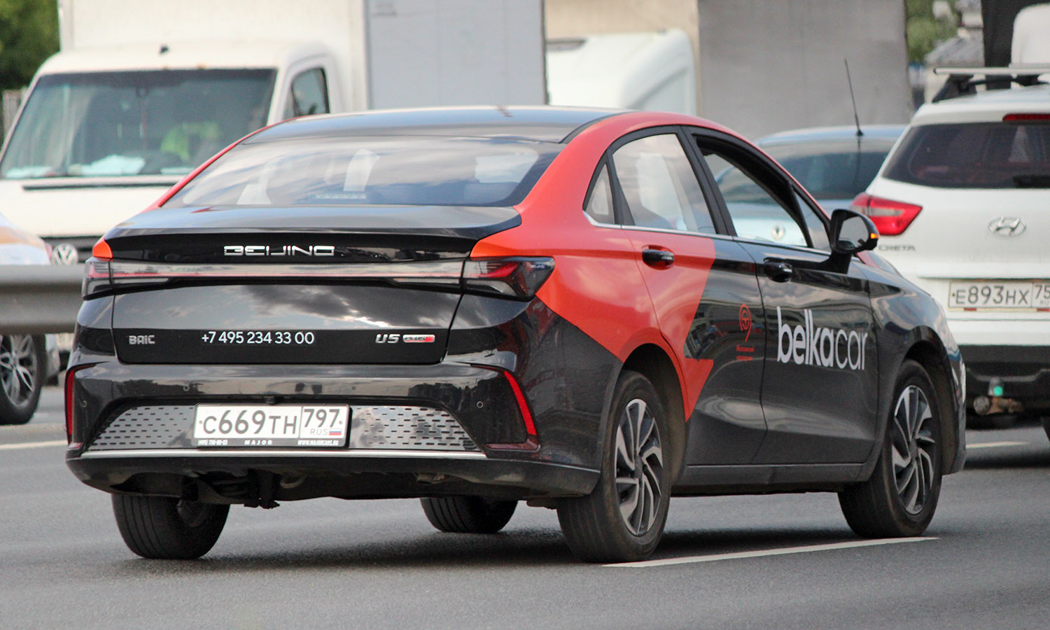 Москва, BAIC Beijing U5 № С 669 ТН 797