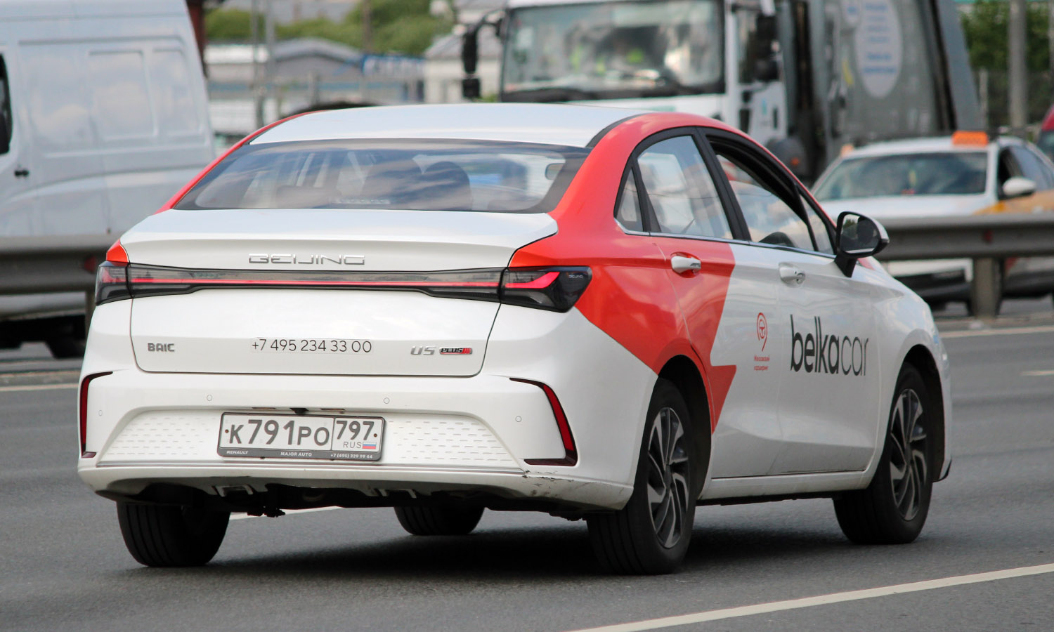 Москва, BAIC Beijing U5 № К 791 РО 797