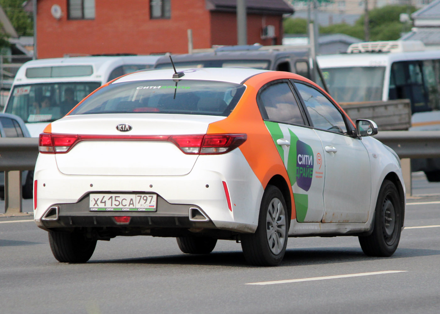 Москва, KIA Rio № Х 415 СА 797