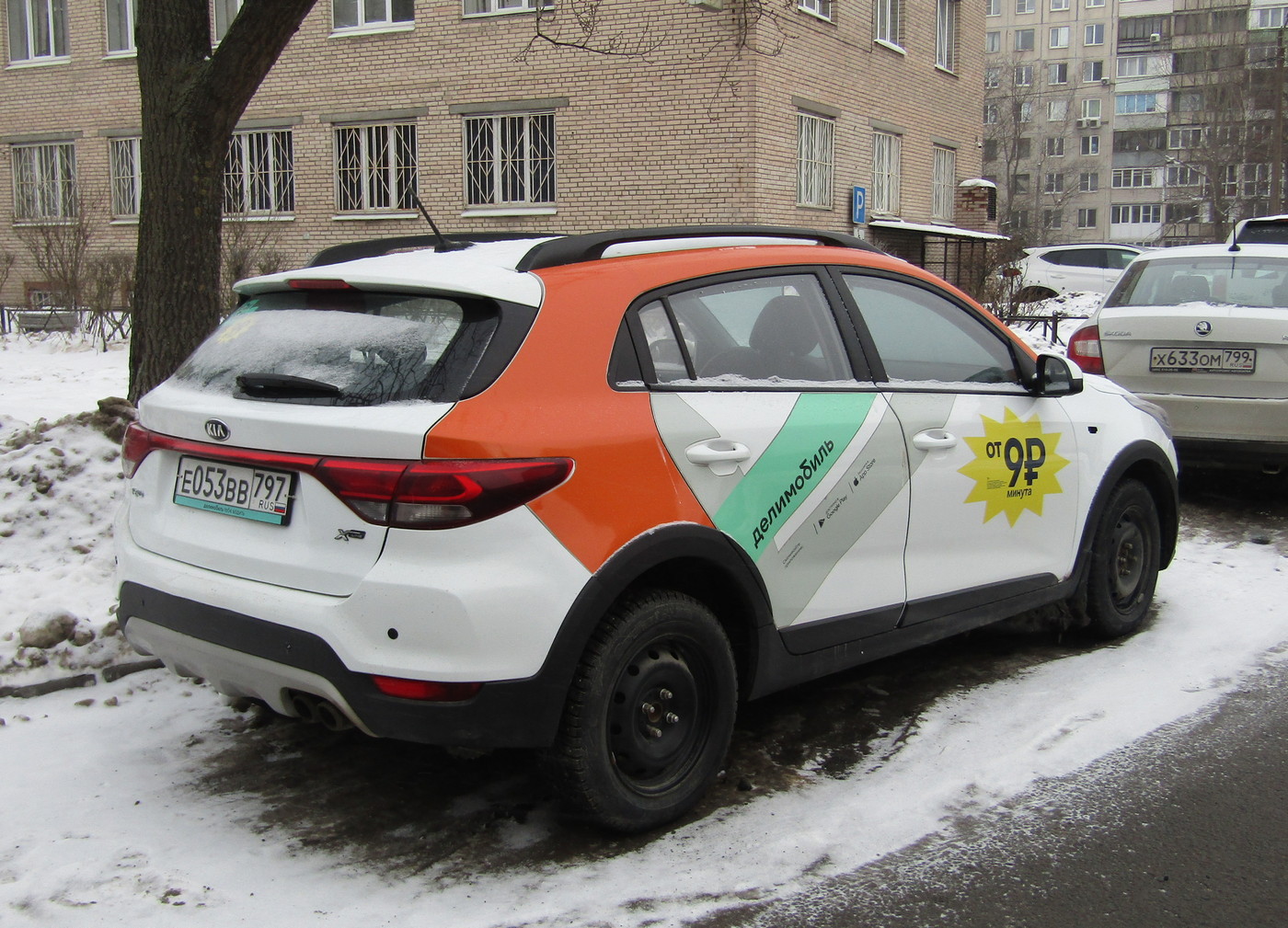 Санкт-Петербург, KIA Rio № Е 053 ВВ 797