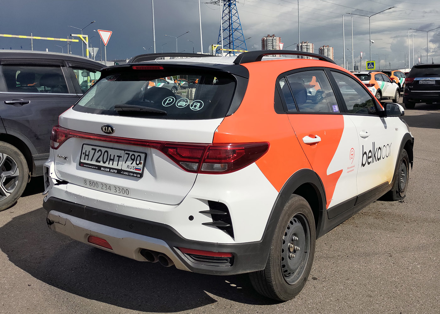 Москва, KIA Rio № Н 720 НТ 790