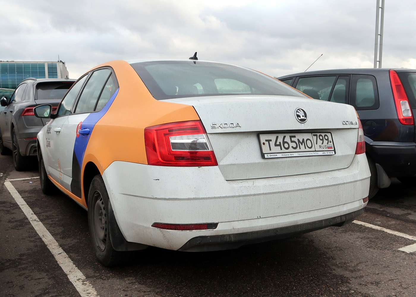 Москва, Škoda Octavia № Т 465 МО 799