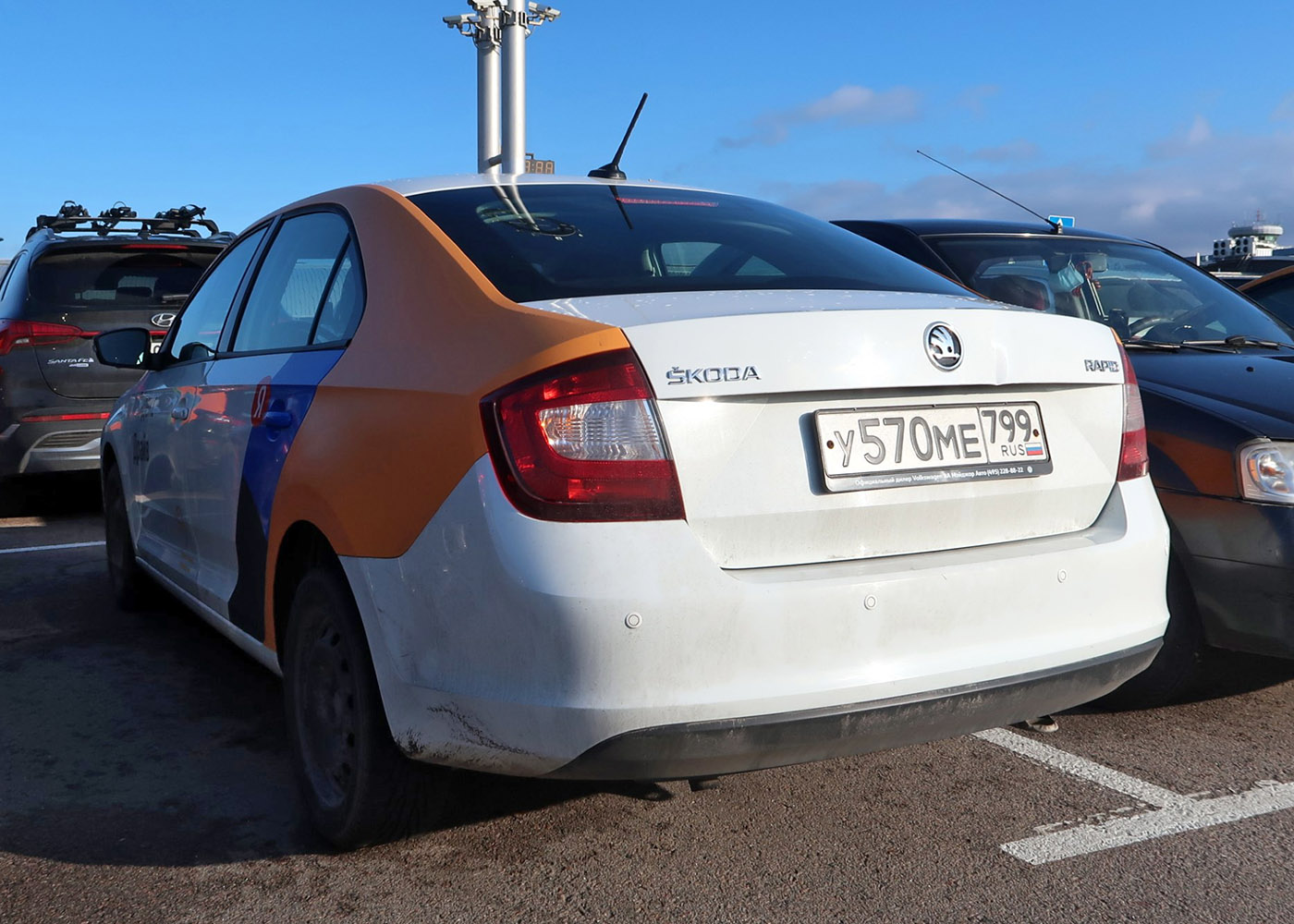 Москва, Škoda Rapid № У 570 МЕ 799