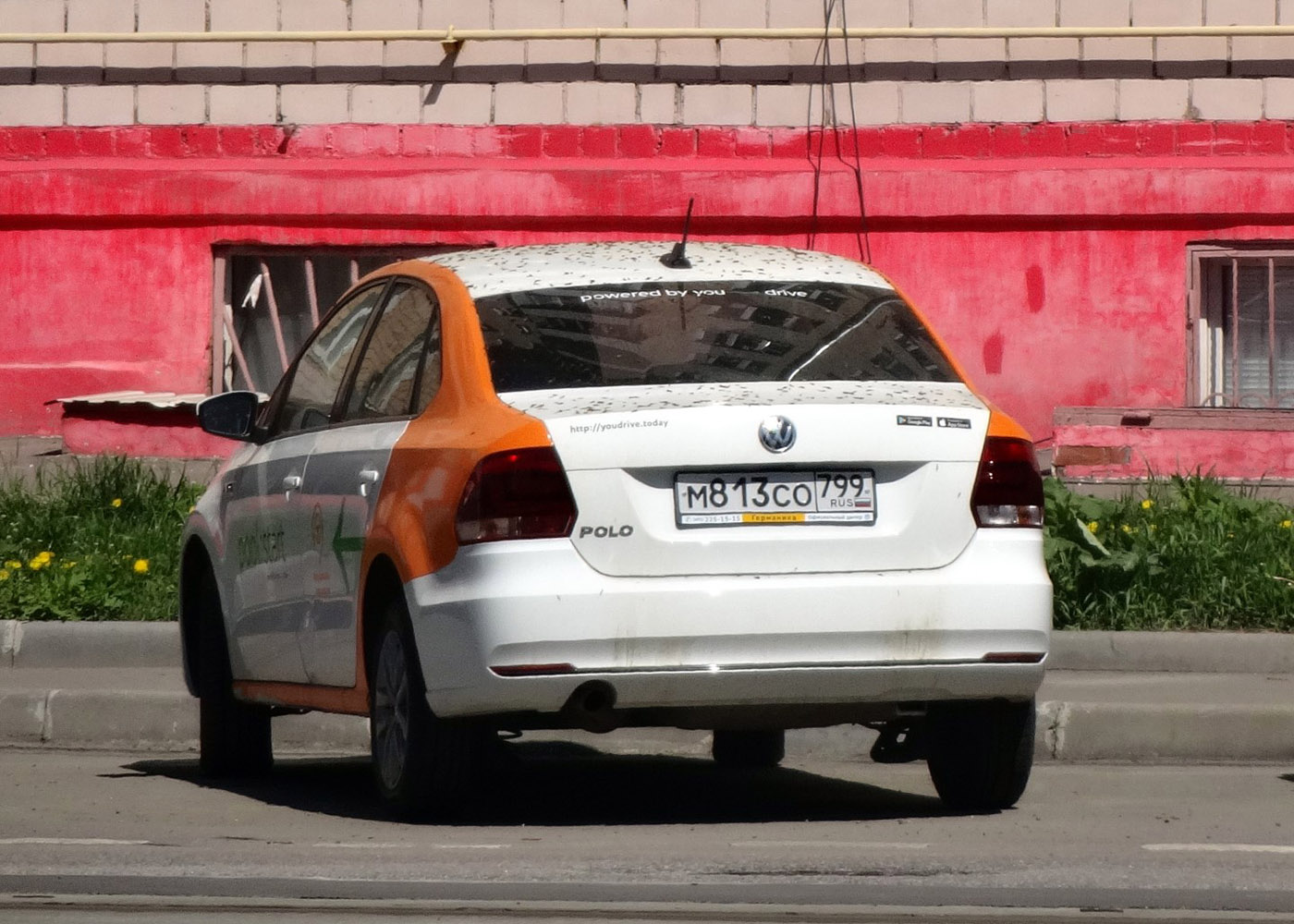 Москва, Volkswagen Polo № М 813 СО 799