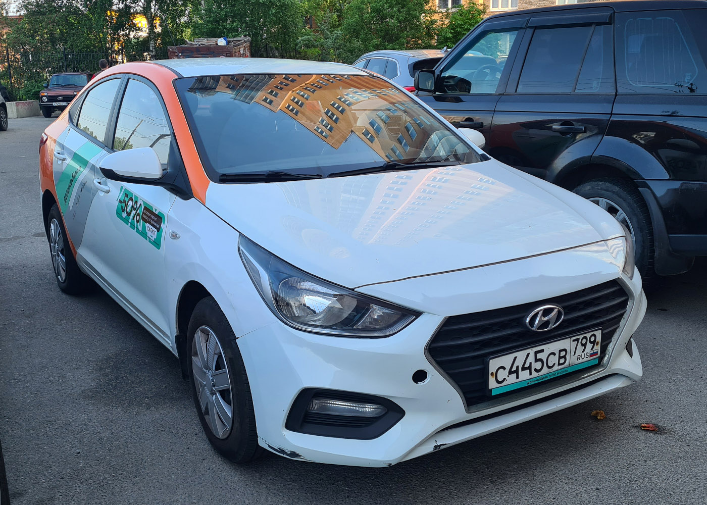 Санкт-Петербург, Hyundai Solaris № С 445 СВ 799