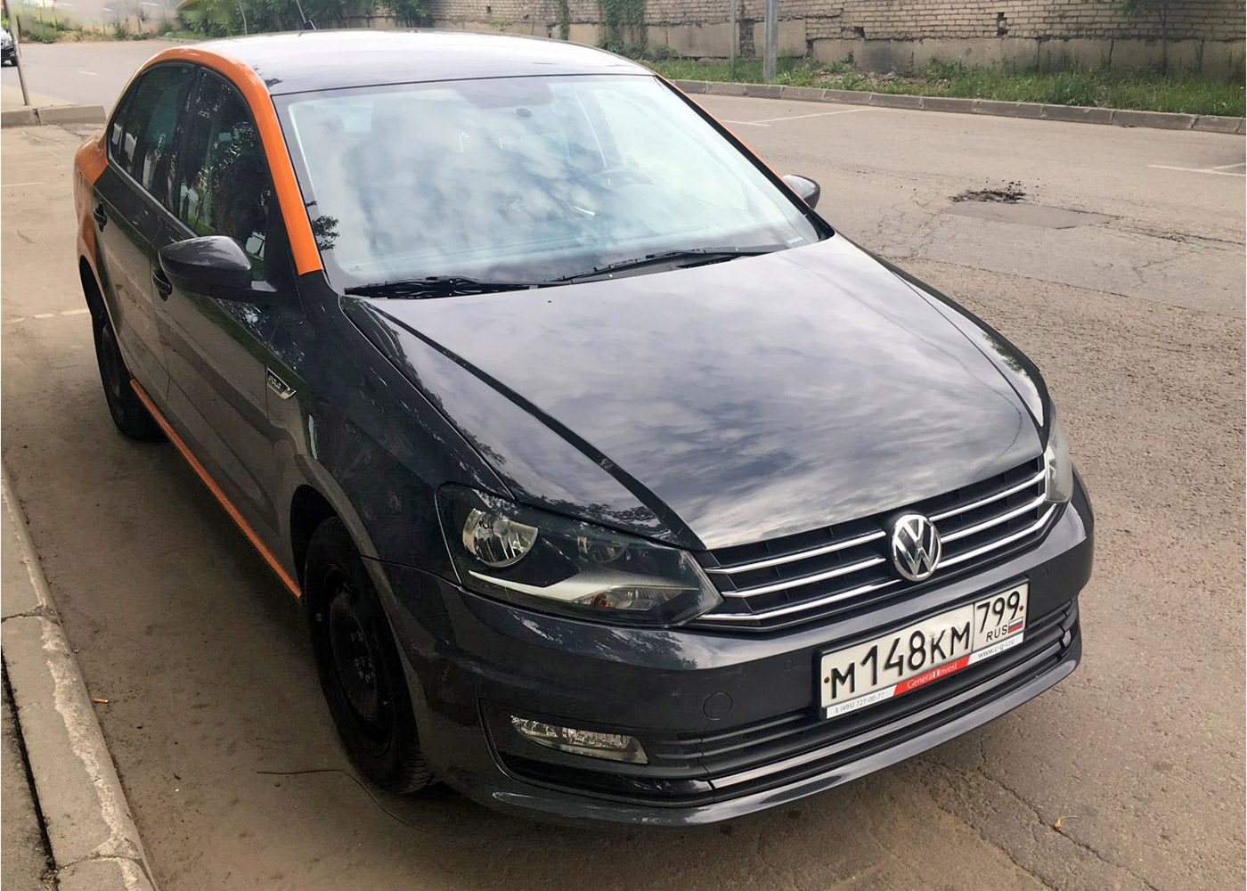 Москва, Volkswagen Polo № М 148 КМ 799