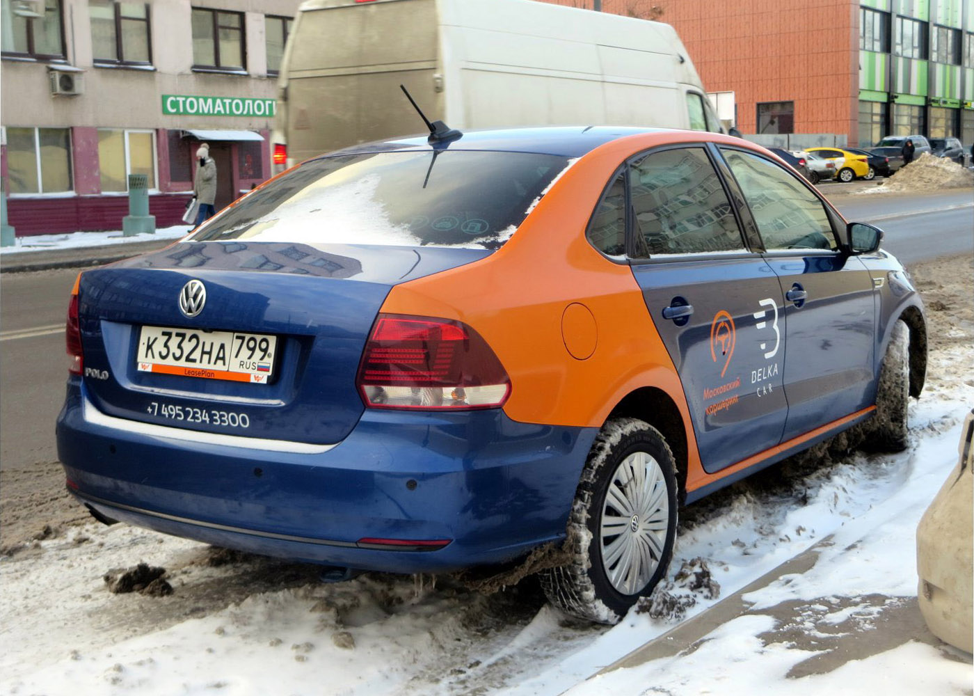 Москва, Volkswagen Polo № К 332 НА 799