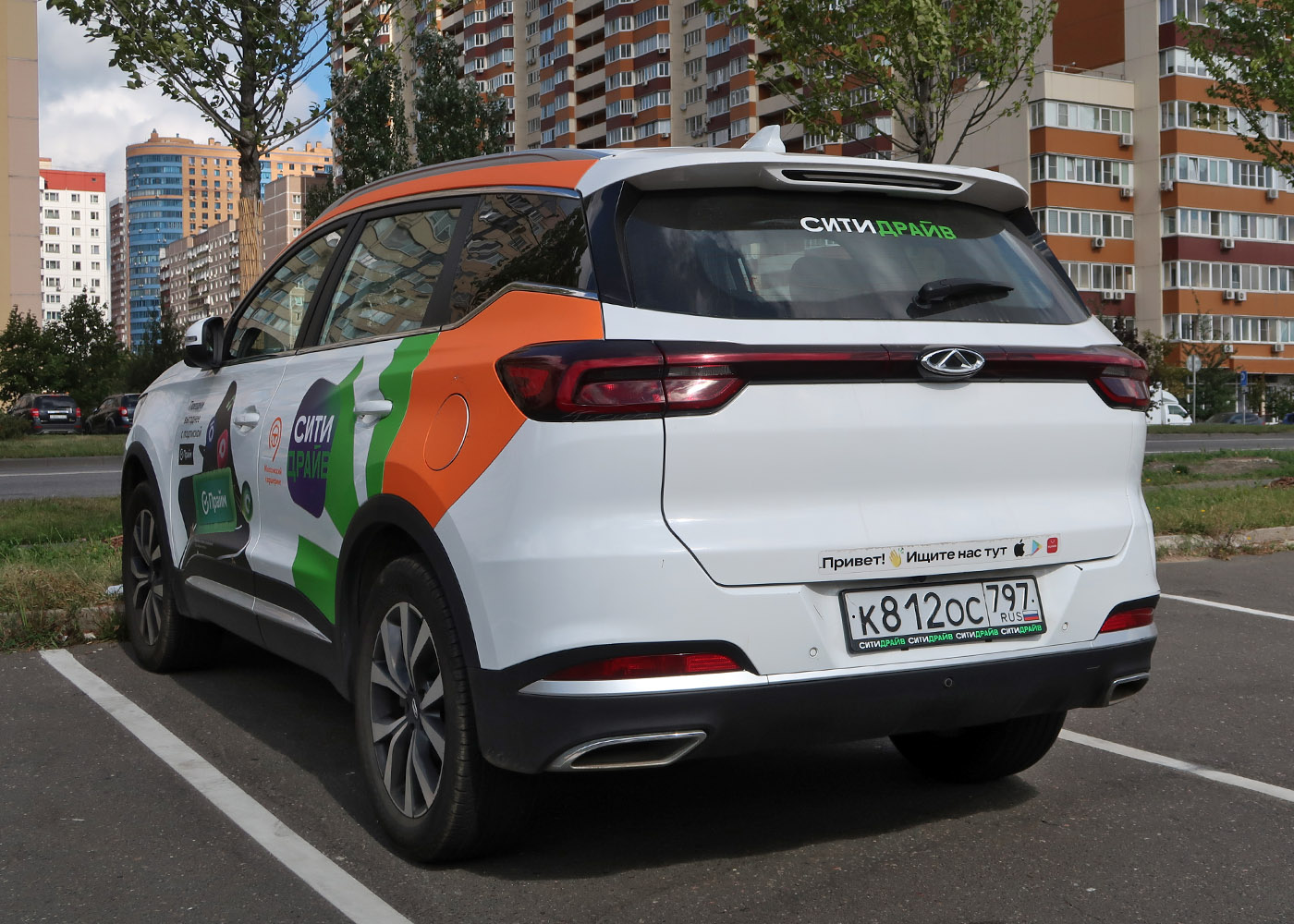 Москва, Chery Tiggo 7 № К 812 ОС 797