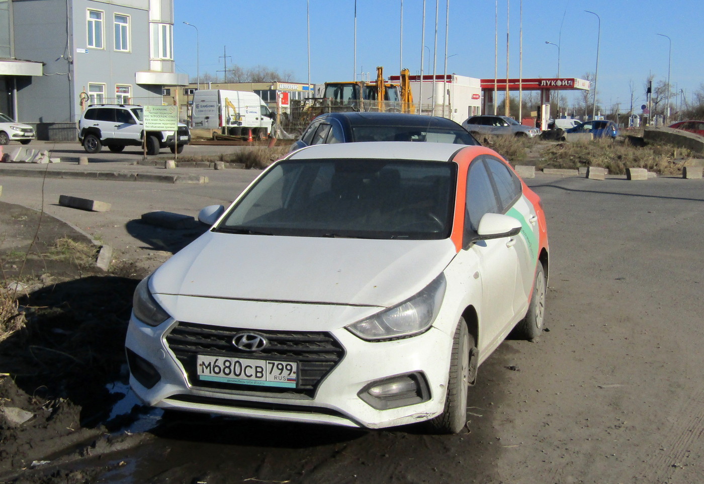 Санкт-Петербург, Hyundai Solaris № М 680 СВ 799