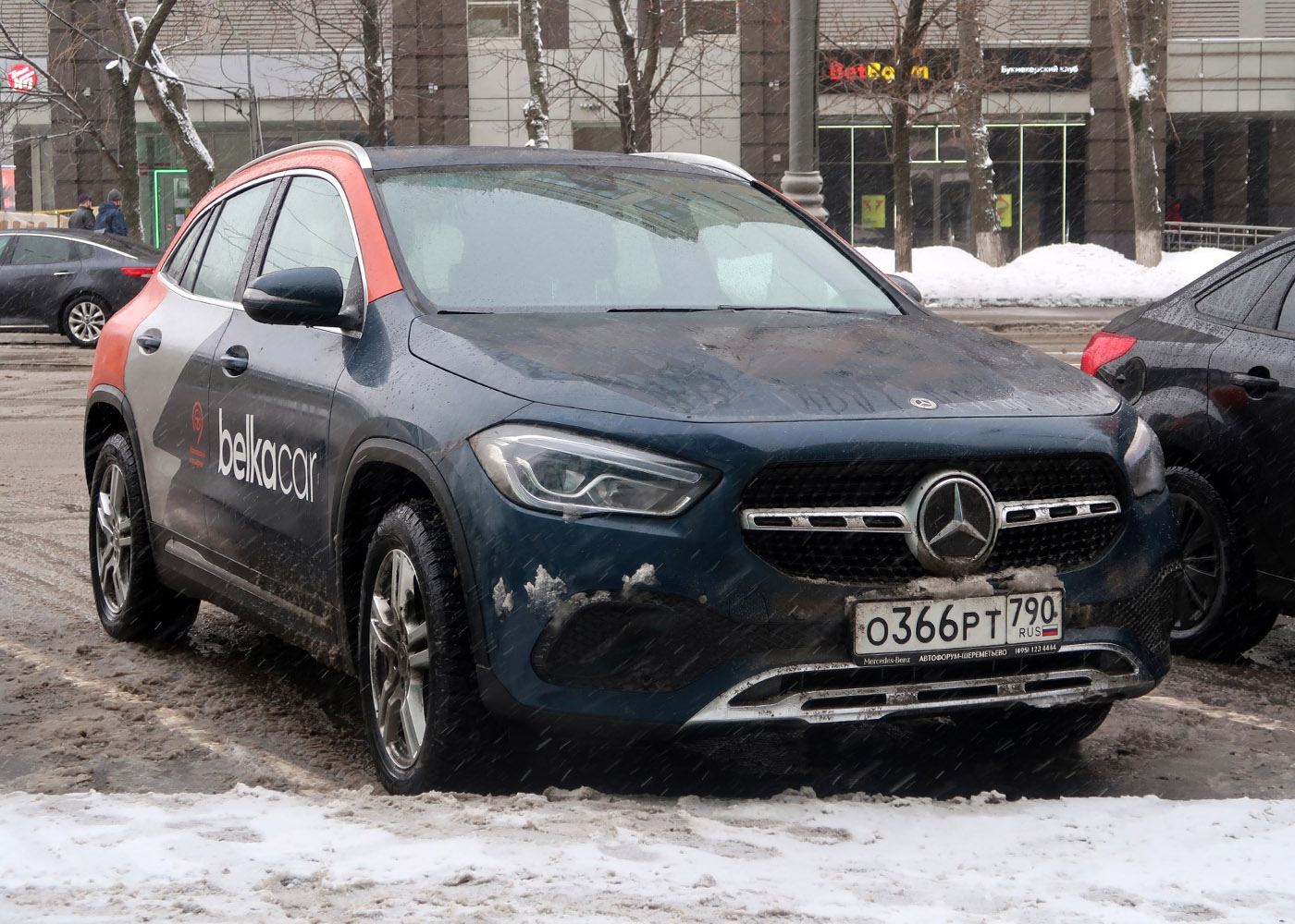Москва, Mercedes-Benz GLA-Klasse № О 366 РТ 790