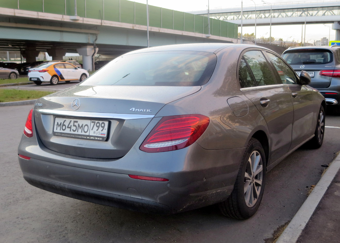 Москва, Mercedes-Benz E-Klasse № М 645 МО 799