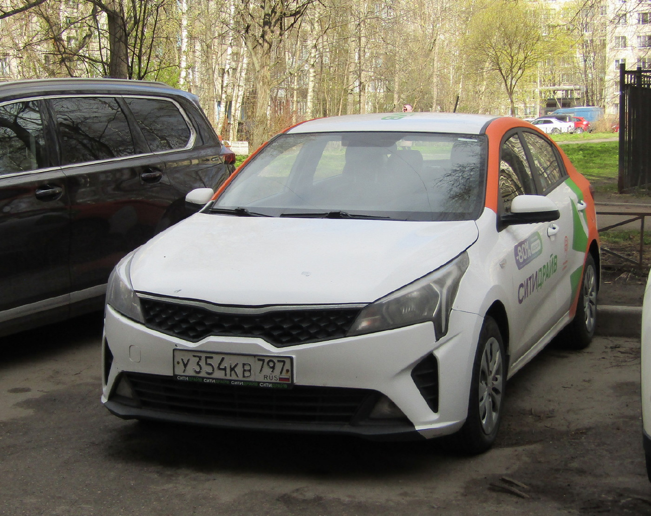 Санкт-Петербург, KIA Rio № У 354 КВ 797