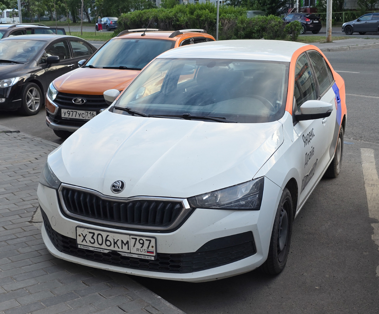 Москва, Škoda Rapid № Х 306 КМ 797