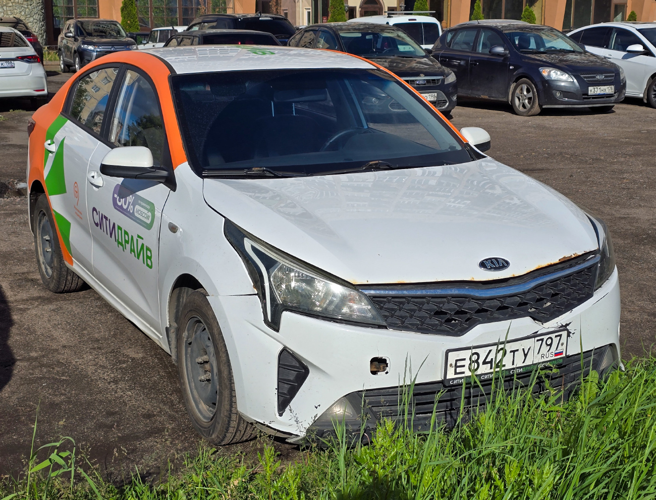 Санкт-Петербург, KIA Rio № Е 842 ТУ 797
