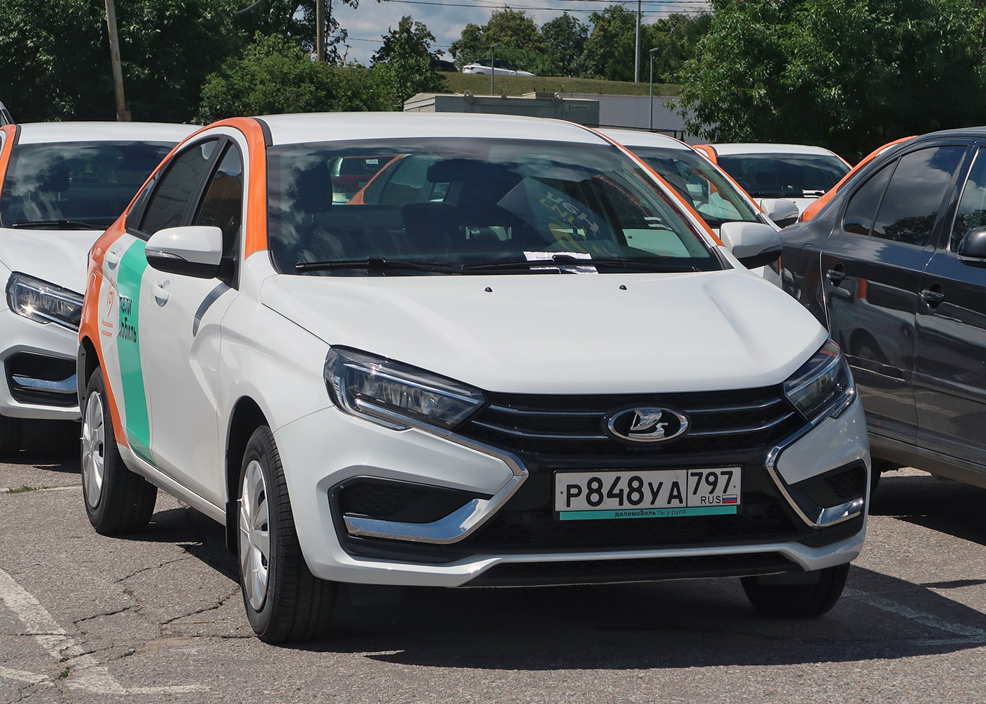 Москва, Lada Vesta № Р 848 УА 797