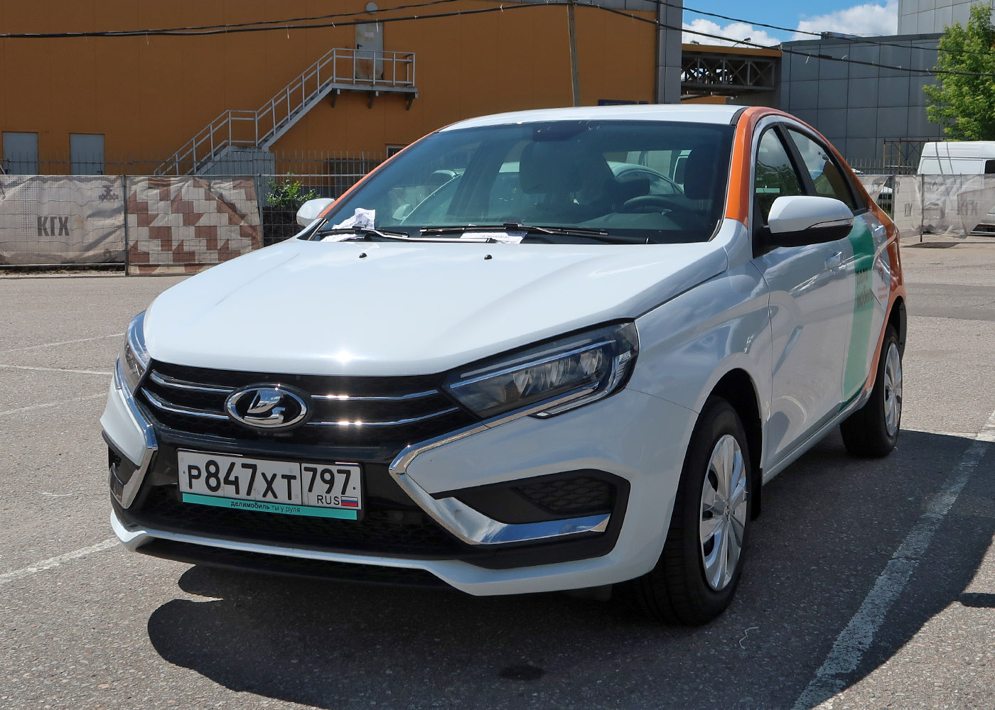 Москва, Lada Vesta № Р 847 ХТ 797